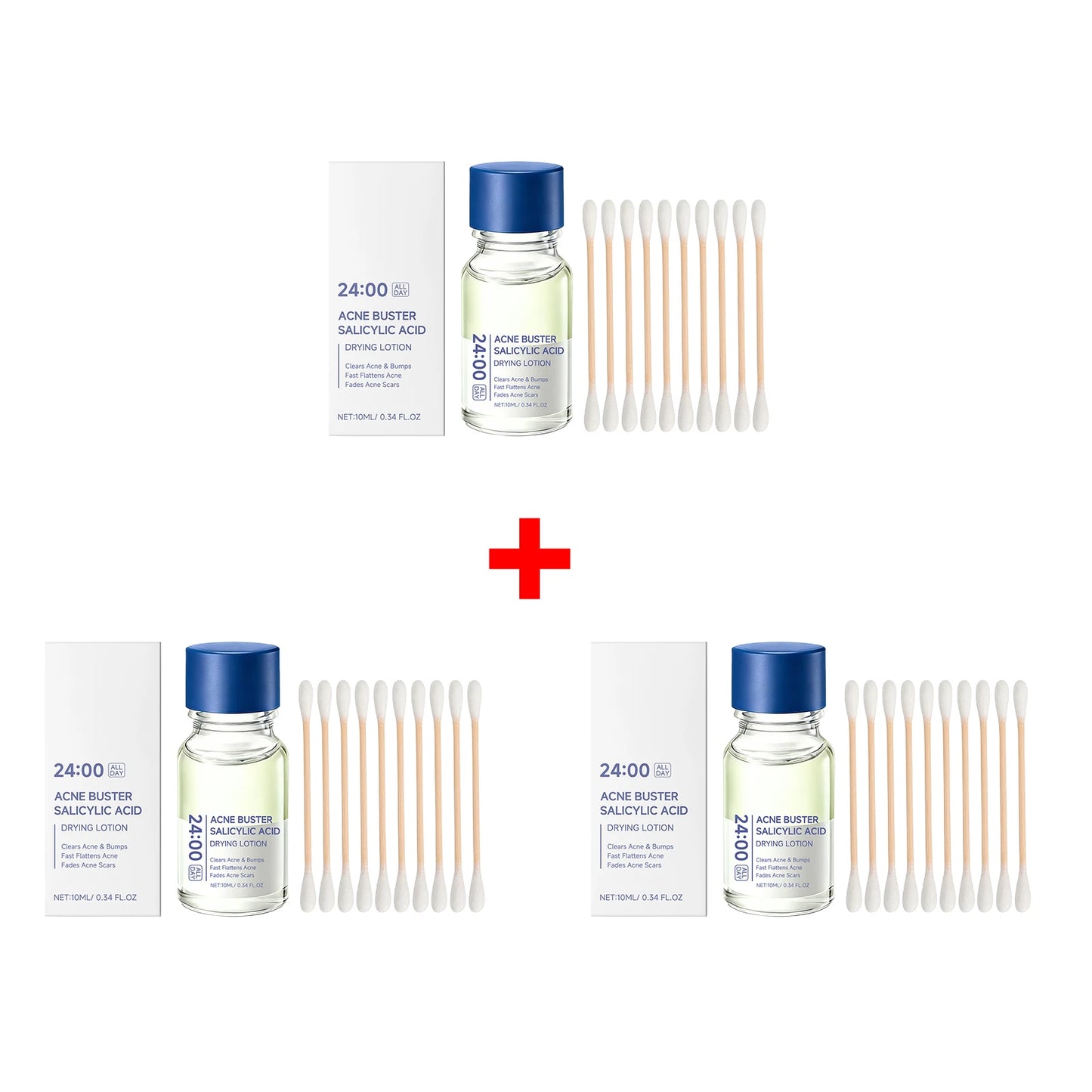 Salicylic Acid Face Serum with Cotton Swab