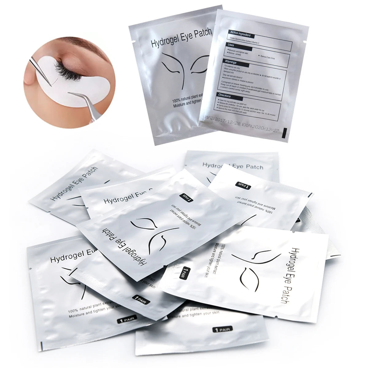 50 Pairs Hydrogel Eye Patches