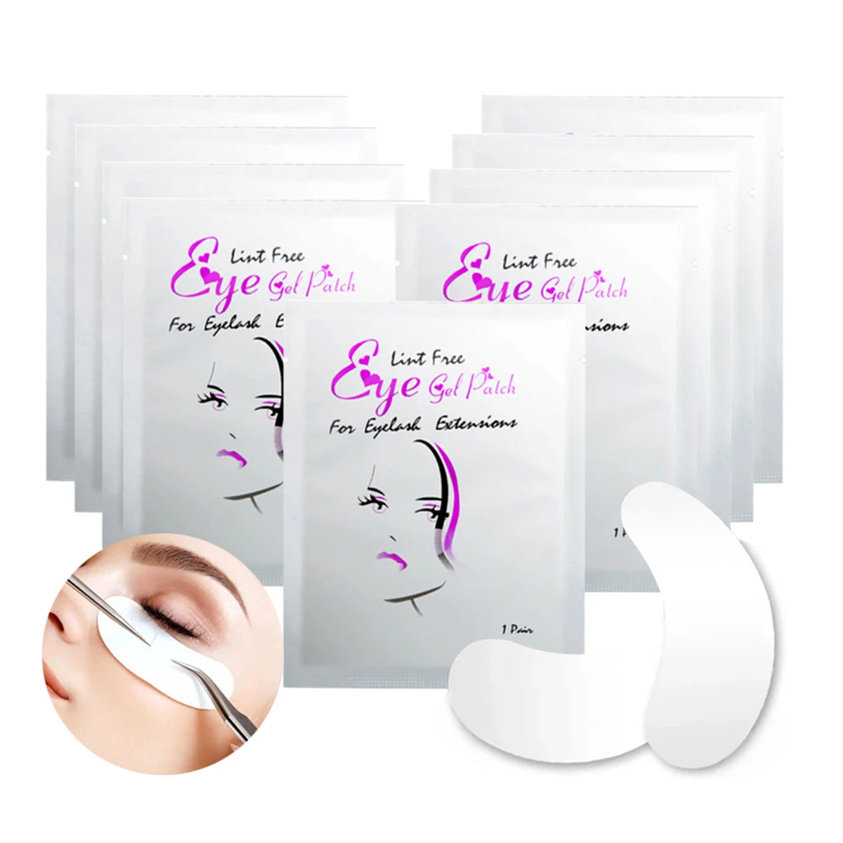 50 Pairs Hydrogel Eye Patches