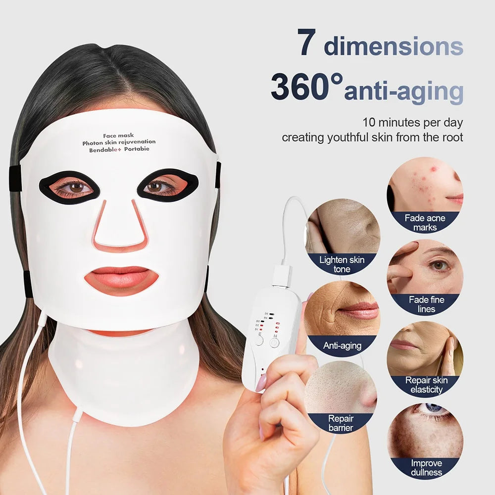 Silicone LED Mask Face