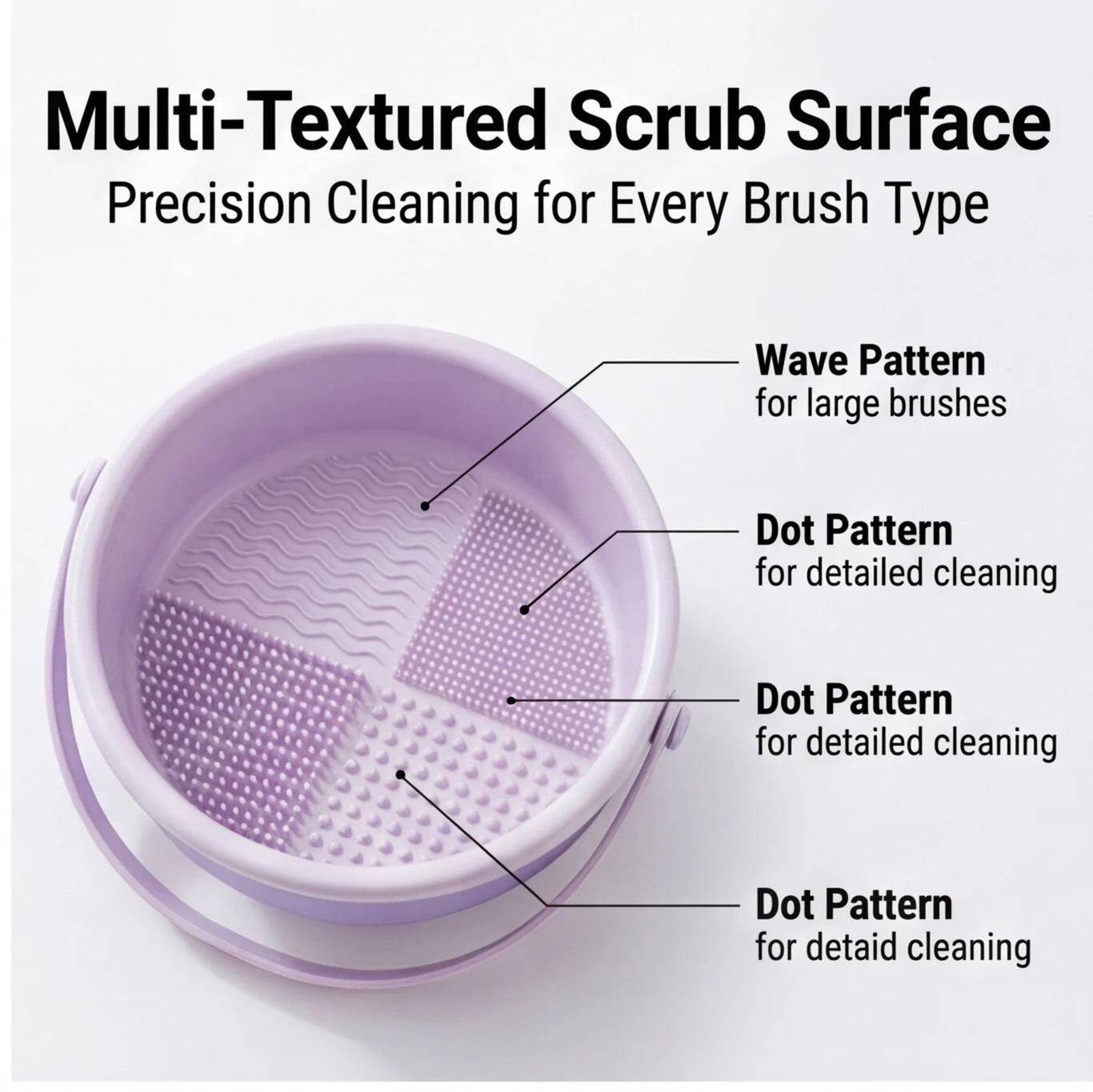 Silicone Makeup Brush Cleaning Bowl