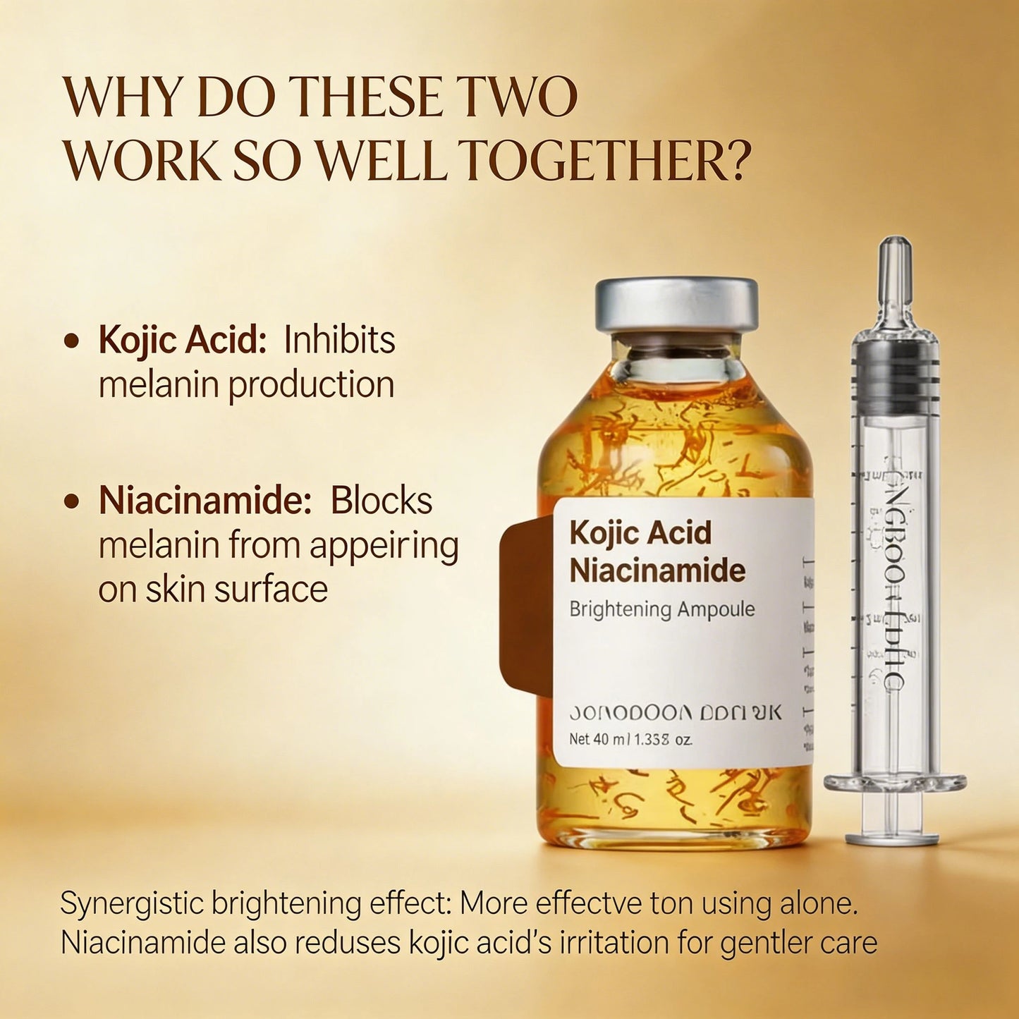 Kojic Acid & Niacinamide Whitening Serum