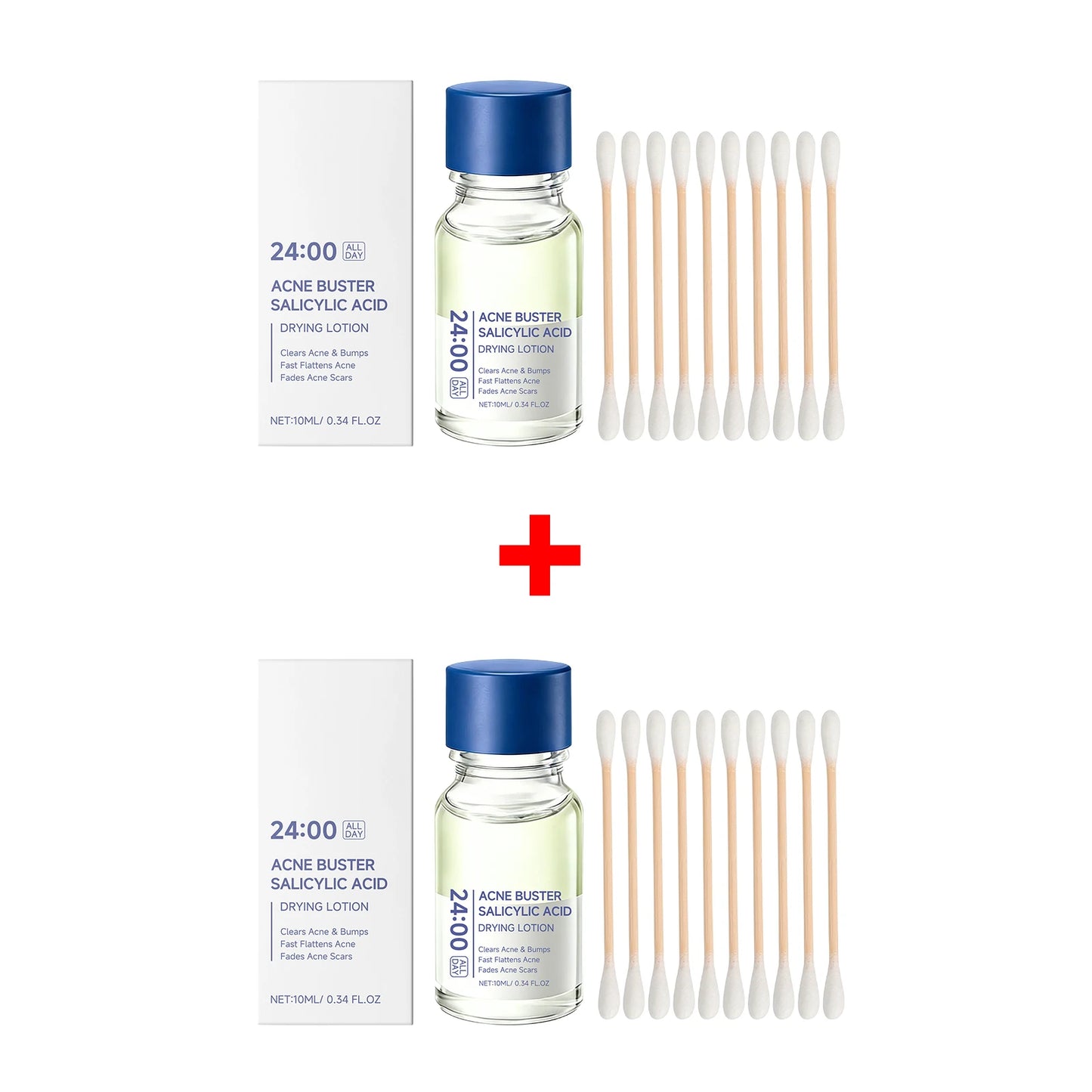 Salicylic Acid Face Serum with Cotton Swab